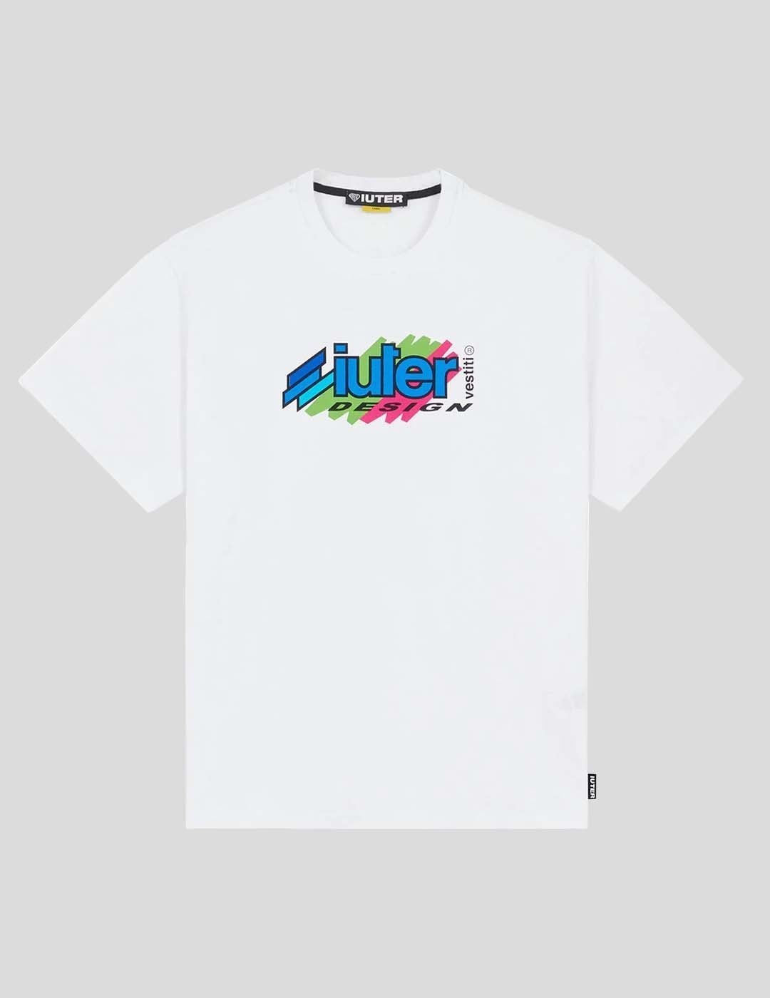 IUTER T-shirt x polini paddock tee bianco